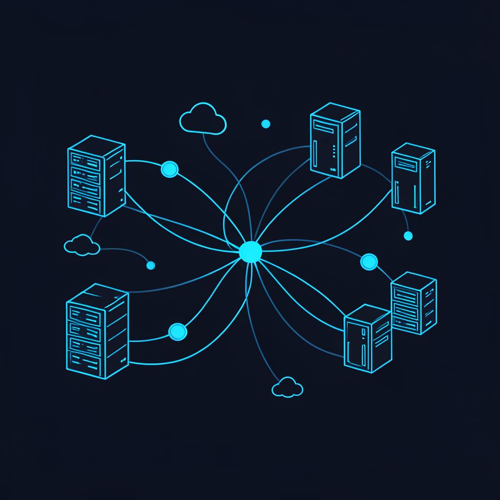 AI infrastructure and compute distribution network